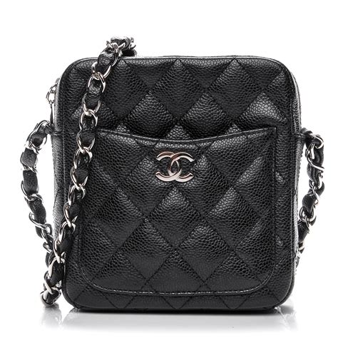 chanel black caviar crossbody|Chanel Crossbody Bags .